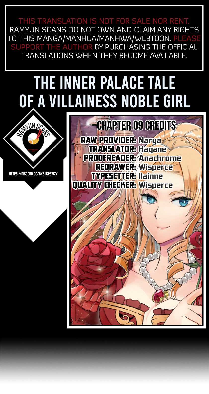 The Inner Palace Tale of a Villainess Noble Girl Chapter 9 1